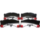 Purchase Top-Quality Front Semi Metallic Pads by HELLA PAGID - 355042941 pa2