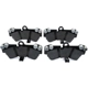 Purchase Top-Quality Front Semi Metallic Pads by HELLA PAGID - 355043151 pa3
