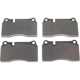 Purchase Top-Quality Front Semi Metallic Pads by HELLA PAGID - 355043231 pa1