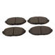 Purchase Top-Quality Front Semi Metallic Pads by MOTORCRAFT - BR26A pa3