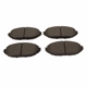 Purchase Top-Quality Front Semi Metallic Pads by MOTORCRAFT - BR26A pa4