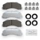 Purchase Top-Quality NRS BRAKE - NS1414 - Premium Galvanized Disc Brake Pad Set pa1