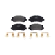 Purchase Top-Quality POSITIVE PLUS - PPF-D1640A - Front Semi-Metallic Disc Brake Pads pa1