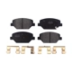 Purchase Top-Quality POSITIVE PLUS - PPF-D1886 - Front Semi-Metallic Disc Brake Pads pa1