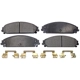 Purchase Top-Quality Front Semi Metallic Pads by POSITIVE PLUS - PPF-D1058 pa1