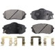 Purchase Top-Quality Front Semi Metallic Pads by POSITIVE PLUS - PPF-D1295 pa1