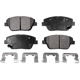 Purchase Top-Quality Front Semi Metallic Pads by POSITIVE PLUS - PPF-D1444 pa4
