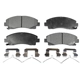 Purchase Top-Quality Front Semi Metallic Pads by POSITIVE PLUS - PPF-D1584 pa2