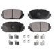 Purchase Top-Quality Front Semi Metallic Pads by POSITIVE PLUS - PPF-D1628 pa1