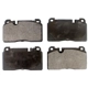Purchase Top-Quality Front Semi Metallic Pads by POSITIVE PLUS - PPF-D1663 pa1