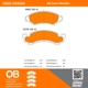 Purchase Top-Quality QUALITY-BUILT - 1000-0050M - Front Disc Brake Pad Set pa5
