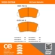 Purchase Top-Quality QUALITY-BUILT - 1000-0076M - Front Disc Brake Pad Set pa5