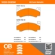 Purchase Top-Quality QUALITY-BUILT - 1000-0085M - Front Disc Brake Pad Set pa5