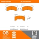 Purchase Top-Quality QUALITY-BUILT - 1000-0154M - Front Disc Brake Pad Set pa5