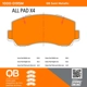 Purchase Top-Quality QUALITY-BUILT - 1000-0195M - Front Disc Brake Pad Set pa5