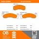 Purchase Top-Quality QUALITY-BUILT - 1000-0199M - Front Disc Brake Pad Set pa5
