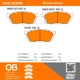 Purchase Top-Quality QUALITY-BUILT - 1000-0256M - Front Disc Brake Pad Set pa5