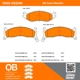 Purchase Top-Quality QUALITY-BUILT - 1000-0524M - Front Disc Brake Pad Set pa5