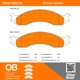 Purchase Top-Quality QUALITY-BUILT - 1000-0557M - Front Disc Brake Pad Set pa5