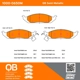 Purchase Top-Quality QUALITY-BUILT - 1000-0650M - Front Disc Brake Pad Set pa2