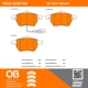 Purchase Top-Quality QUALITY-BUILT - 1000-0687AM - Front Disc Brake Pad Set pa5