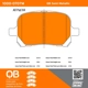 Purchase Top-Quality QUALITY-BUILT - 1000-0707M - Front Disc Brake Pad Set pa5
