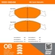 Purchase Top-Quality QUALITY-BUILT - 1000-0804M - Front Disc Brake Pad Set pa5