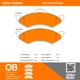 Purchase Top-Quality QUALITY-BUILT - 1000-0820M - Front Disc Brake Pad Set pa4