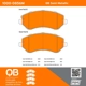 Purchase Top-Quality QUALITY-BUILT - 1000-0856M - Front Disk Brake Pad Set pa5