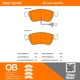 Purchase Top-Quality QUALITY-BUILT - 1000-1024M - Front Disc Brake Pad Set pa5