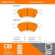 Purchase Top-Quality QUALITY-BUILT - 1000-1047M - Front Disc Brake Pad Set pa4