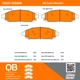 Purchase Top-Quality QUALITY-BUILT - 1000-1080M - Front Disc Brake Pad Set pa4