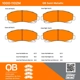 Purchase Top-Quality QUALITY-BUILT - 1000-1102M - Front Disc Brake Pad Set pa2