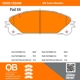 Purchase Top-Quality QUALITY-BUILT - 1000-1324M - Front Disc Brake Pad Set pa5