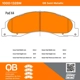 Purchase Top-Quality QUALITY-BUILT - 1000-1328M - Front Disc Brake Pad Set pa5