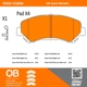 Purchase Top-Quality QUALITY-BUILT - 1000-1338M - Front Disc Brake Pad Set pa4