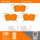 Purchase Top-Quality QUALITY-BUILT - 1000-1361M - Front Disc Brake Pad Set pa2