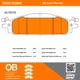 Purchase Top-Quality QUALITY-BUILT - 1000-1508M - Front Disc Brake Pad Set pa5