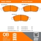 Purchase Top-Quality QUALITY-BUILT - 1000-1592M - Front Disc Brake Pad Set pa5