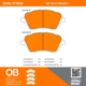 Purchase Top-Quality QUALITY-BUILT - 1000-1730M - Front Disc Brake Pad Set pa5