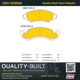 Purchase Top-Quality QUALITY-BUILT - 1001-0050M - Front Disc Brake Pad Set pa6