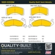 Purchase Top-Quality QUALITY-BUILT - 1001-0310M - Front Disc Brake Pad Set pa5