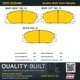Purchase Top-Quality QUALITY-BUILT - 1001-0334M - Front Disc Brake Pad Set pa5