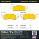 Purchase Top-Quality QUALITY-BUILT - 1001-0344M - Front Disc Brake Pad Set pa5