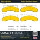 Purchase Top-Quality QUALITY-BUILT - 1001-0450M - Front Disc Brake Pad Set pa5
