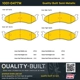 Purchase Top-Quality QUALITY-BUILT - 1001-0477M - Front Disc Brake Pad Set pa5