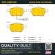 Purchase Top-Quality QUALITY-BUILT - 1001-0687AM - Front Disc Brake Pad Set pa5