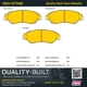 Purchase Top-Quality QUALITY-BUILT - 1001-0774M - Front Disc Brake Pad Set pa5