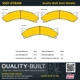 Purchase Top-Quality QUALITY-BUILT - 1001-0784M - Front Disc Brake Pad Set pa5