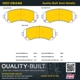Purchase Top-Quality QUALITY-BUILT - 1001-0844M - Front Disc Brake Pad Set pa6